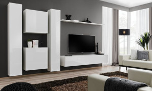 Switch Vi Meblościanka Biały /biały Połysk -asm