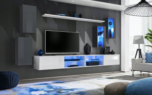 Switch Xxv Meblościanka Grafit/biały - Asm