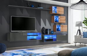 Switch Xxiv Meblościanka Grafit/wotan - Asm