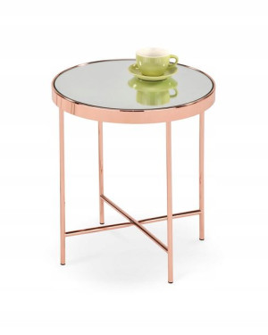 MIRA ława miedź / szkło (1p=1szt)