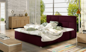 Łóżko Latino 160x200 Bordo- Eltap