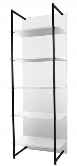 Loft Regał Otwarty Na Stelażu 65cm Biały- Kfm