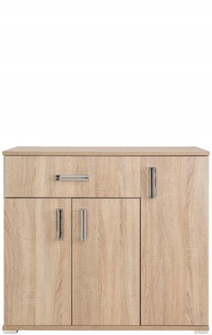 Komoda 3d1s Dąb Sonoma Pa04-dsds 90x82x35-kfm