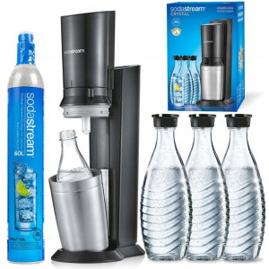 Saturator Sodastream Crystal 2.0 3 Szklane Karafki