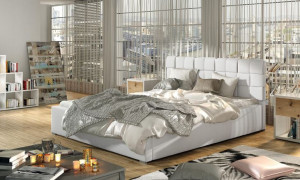 Łóżko Grand 160x200 Biały- Eltap