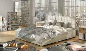 Łóżko Grand 160x200 Beż- Eltap