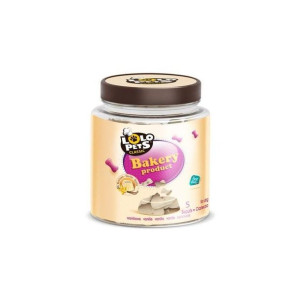 Lolo Pets Ciastka Dla Psa Kostki Waniliowe w Słoiku Rozmiar S 210 g