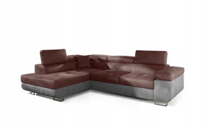 Narożnik Anton Lewy An_41 Brąz/szary-eltap