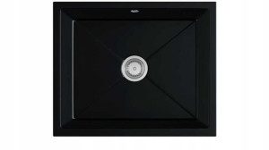 DESK zlewozmywak granitowy czarny (1p=1szt)