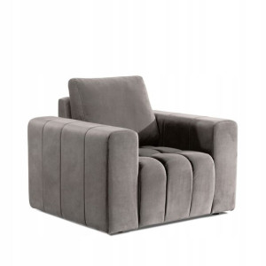 Fotel Lazaro Lazf_17 Szary Velvet - Eltap