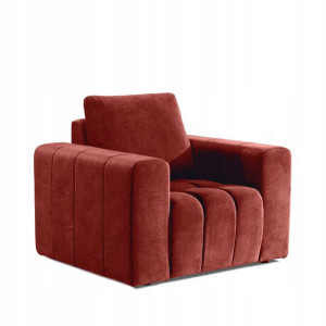 Fotel Lazaro Lazf_10 Czerwony Velvet - Eltap