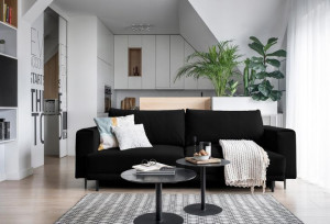 Kanapa Sofa Dalia Sso-dal-10ve Czarny - Eltap