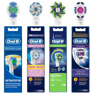 4x Końcówki Oral-b 3d Cross Ultrathin Precision