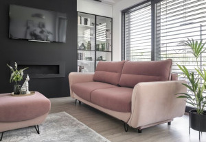 Kanapa Sofa Silva So-sil-24ve-61mat Róż- Eltap