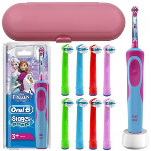 Szczoteczka Oral-B Vitality Frozen akumulator D12.513.1 + Dodatki