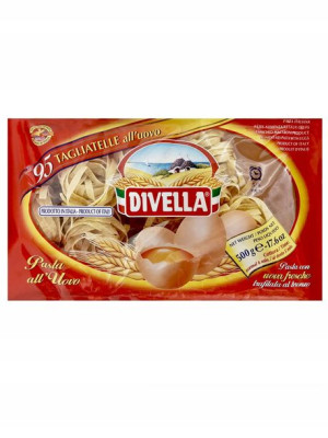 Makaron Jajeczny Tagliatelle 500g Gniazda Divella