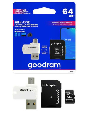 Karta Pamięci+ Adapter Goodram 64 Gb