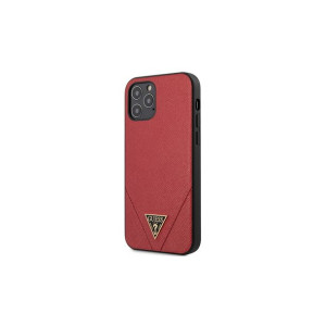 Guess nakładka do iPhone 12 Pro Max 6,7 GUHCP12LVSATMLRE czerwone hard case