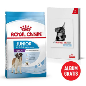 ROYAL CANIN Giant Junior 15kg + Album GRATIS!