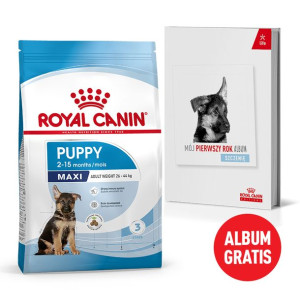 ROYAL CANIN Maxi Puppy 15kg + Album GRATIS!