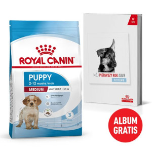 ROYAL CANIN Medium Puppy 15kg + Album GRATIS!