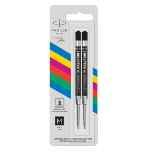 Wkład Do Długopisu Parker Eco Czarny "M" Blister 2Szt. 2166543