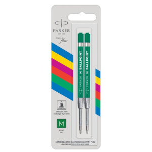 Wkład Do Długopisu Parker Eco Zielony "M" Blister 2Szt. 2166546