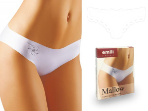 EMILI Mallow Laserowo Cięte Figi biały L