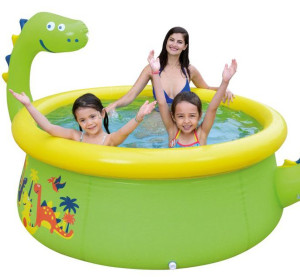 Basen Wodny 3D Dinozaur Xxl Z Fontanną Aquapark Nowość