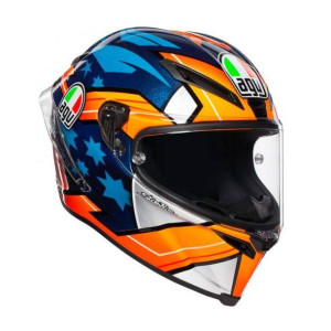 Kask AGV CORSA R MILLER 2018 pomarańczowy GRATISY