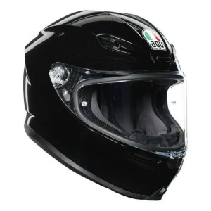 Kask motocyklowy AGV K6 BLACK czarny GRATISY