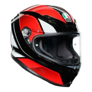 Kask AGV K6 HYPHEN BLACK/RED czerwony GRATISY
