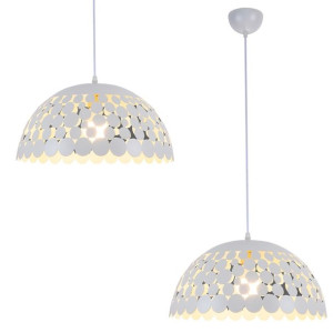 Lampa wisząca LISA WHITE 1xE27 40cm