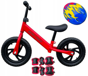 Rowerek Biegowy Bemi-trike + Ochraniacze + Kask