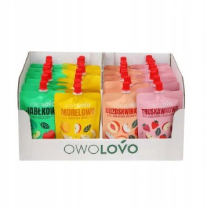 Owolovo Mus owocowy mix smaków zestaw 40x 200 g