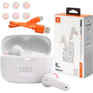 Słuchawki dokanałowe JBL Tune 230NC TWS ANC Biały