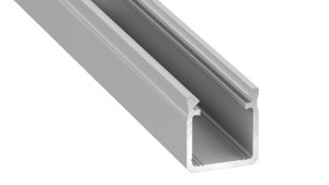 Profil Aluminiowy Srebrny Typ Y 2m + Klosz Mleczny