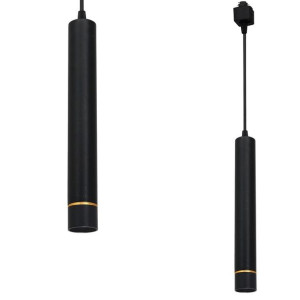 Track Light Pendant Black/gold 3w Led