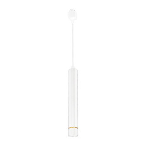 Track Light Pendant White/gold 3w Led