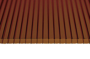 Poliwęglan komorowy 3000x2100 dymiony brąz 8 mm