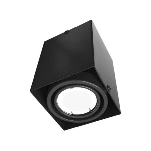 Lampa Sufitowa Blocco Czarna 1x7w Gu10 Led