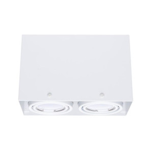 Lampa Sufitowa Blocco Biała 2x7w Gu10 Led