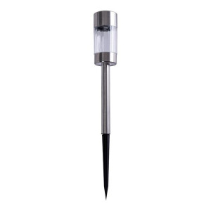 Lampka Ogrodowa Solarna Inox+plastic