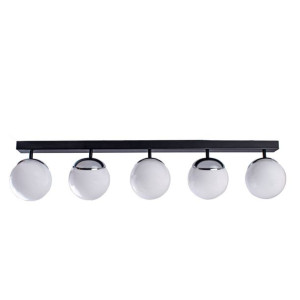 Lampa sufitowa SFERA BLACK/CHROM 5xE14