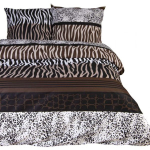 Pościel bawełniana CHETA COFFEE 160x200 COTTONLOVE EXCLUSIVE