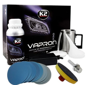 K2 Vapron Duży Zestaw Do Regeneracji Reflektorów Czajniczek + P800-p3000