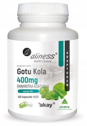 Gotu Kola - Wąkrota Azjatycka 100 kaps. ALINESS