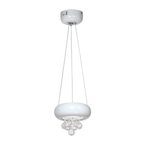 Lampa Wisząca Lux Bianco 1x6w Led