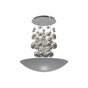Lampa Wisząca Perla Silver 42w Led