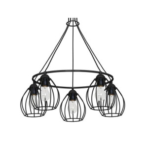 Lampa Wisząca DON BLACK 5xE27